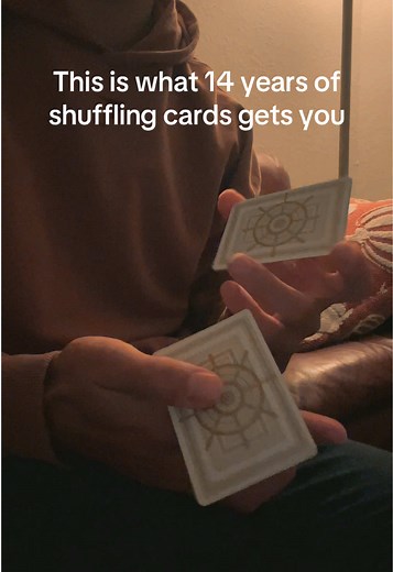 That’s a whole lot of go fish 🐠#cardistry #magician #magictrick #cards #shuffling