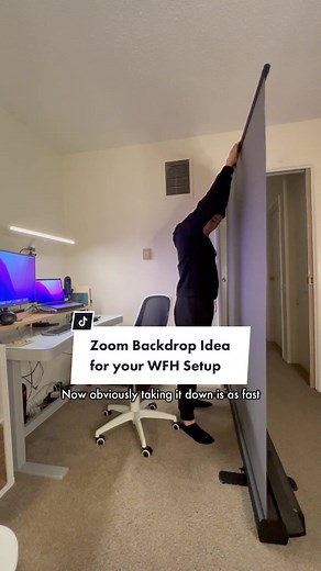 Retractable Backdrop Ideas for Video Calls