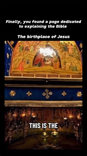 Explaining The Bible on Instagram: "The birthplace of Jesus is traditionally identified as Bethlehem in Judea, located about 5 miles (8 km) south of Jerusalem. This belief is rooted in the Gospels of Matthew (2:1) and Luke (2:4–7), which explicitly state that Jesus was born in Bethlehem during the reign of King Herod the Great. Luke ties the event to the census ordered by Caesar Augustus, which required Joseph, a descendant of David, to return with Mary to Bethlehem, the city of David. Early Chr