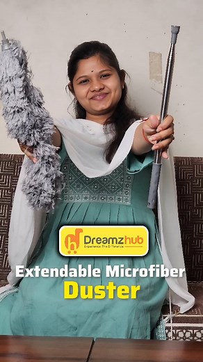 Tired of struggling to clean those hard-to-reach corners, ceiling fans, or high shelves? Say hello to effortless cleaning with the Extendable Microfiber Duster! 🌟 Designed with an adjustable, extendable handle, this duster reaches every nook and cranny, making your home sparkle like never before. The soft microfiber head attracts and traps dust like a magnet, protecting your surfaces while delivering a deep clean. 🏠 Perfect for ceilings, blinds, furniture, and even delicate items, it’s the ult