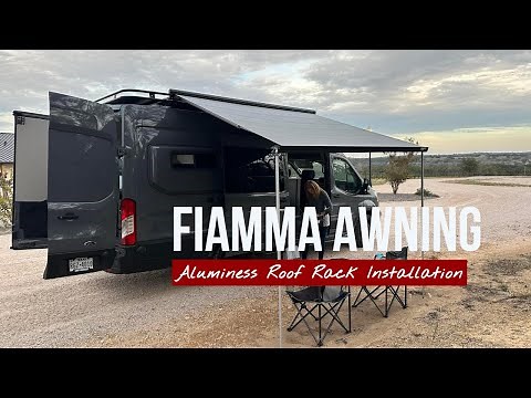 Ford Transit Van Build | FIAMMA F45S Awning | Easy Roof Rack Installation!
