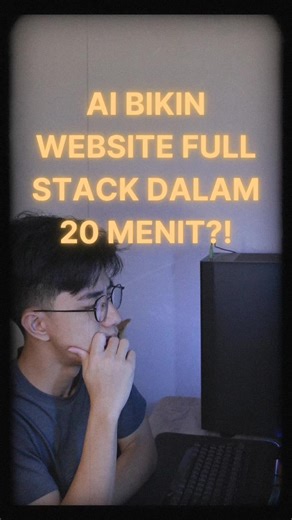 Membuat Website Full-Stack dalam 20 Menit dengan AI