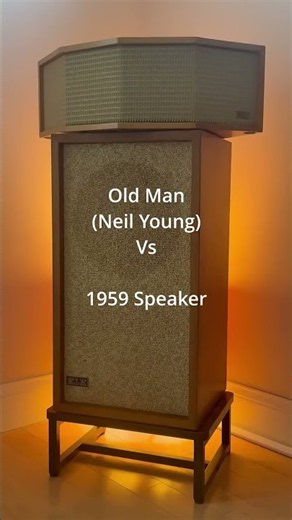 1959 KLH Model Three + JansZen 1‑30 Tweeter | Old Man (Neil Young) | Mono Demo