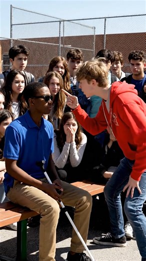 🇺🇸 Tears Flow In Atlanta High School: Students Freeze As Blind Outcast Stops A Bully With One Move, Proving True Strength Is Silent! Part 1 They say that when you lose your sight, your other senses sharpen to compensate. They tell you it’s a gift, a superpower, a miraculous adaptation of the human body. They are lying. It isn’t a gift. It is a survival mechanism, born of necessity and forged in fear. My world is not black. Black is a color. Black has depth. My world is a void, a nothingness so