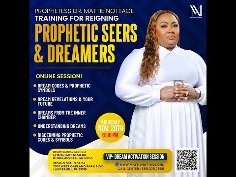 Training For Reigning: Prophetic Seers & Dreamers Online Seminar