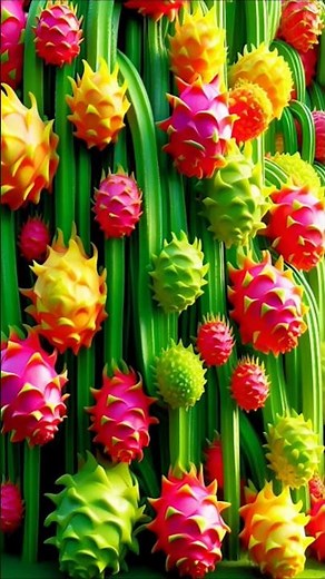 easy and fast method to propagate and grow dragon fruit trees #gardening #fruits #nature