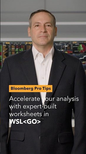 Bloomberg Pro Tips: Accelerate your analysis with expert-built worksheets in WSL