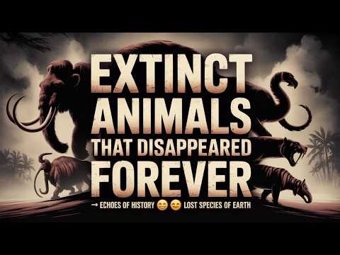 Extinct Animals That Disappeared Forever | Echoes of History