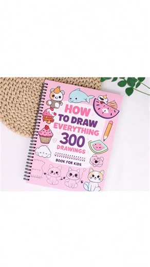 Kids Coloring Book - 300 Easy Drawing Guides & Fun Activities, Perfect Gift for Creative Minds, Ideal for Beginners Learning #creativegiftsforkids #anatomycoloringbook #handwritingbooks #kidsartsandcrafts #spiralboundcoloringbook #kidfriendlycrafts #truckcoloringbook #ipadpencildrawing #arttablet #blackwomencoloringbook