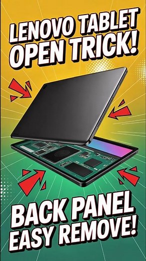 How to Open Tablet back pannel in 10 sekend #viral #viral2025