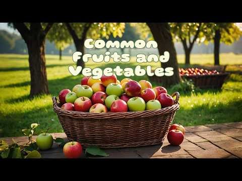 Common Fruits and Vegetables