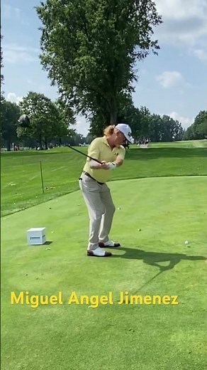 Miguel Angel Jimenez Golf Swing #golfswing #golf