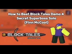 How to Beat Block Tales Demo 4 Secret Superboss Solo (Finn McCool)