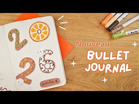 BULLET JOURNAL | Setup 2026 | Baking theme in my My365 notebook
