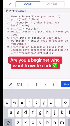 Just visit my bio n tap on the YouTube link to subscribe n get more updates ✅😎#coding #viral_video #codingforbeginners #Computer #programming