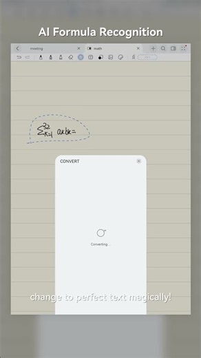 How To use AI Formula on HUAWEI Notes.