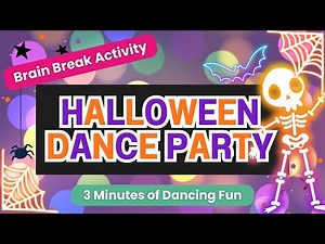 Halloween Brain Break for Kids | 3-Minute Monster Moves to Refocus & Reset 🎃