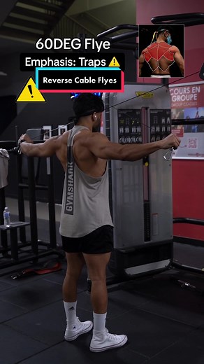 Maximize your Cable Reverse Flyes ⚠️ . Cable Reverse Flyes are a great...