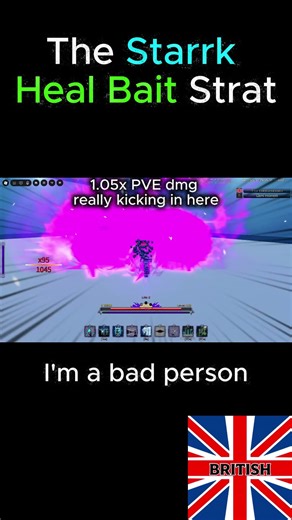 The Starrk Heal Bait Strategy | Peroxide #peroxide #roblox #strategy