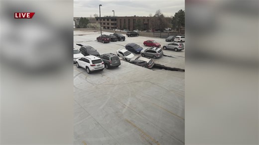 Emergency responders on scene of partial garage collapse in Denver