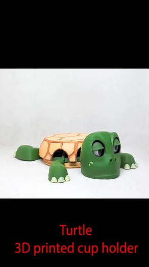 1.3M views · 16K reactions |  Turtle cup holder (No Supports needed) • 3D files ➡️ Download 3D print model: https://cults3d.com/:2605900  Designed by Adel85 | Cults. | Facebook