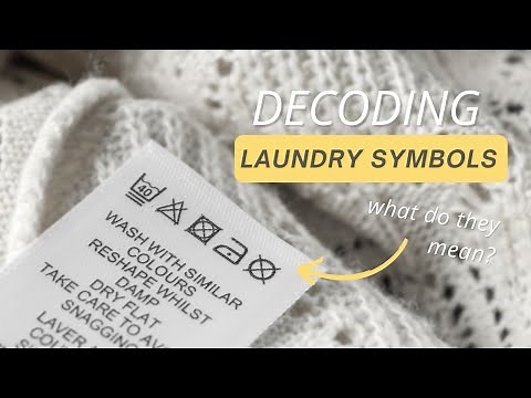 Decoding Laundry Care Symbols | Laundry Symbols Meaning