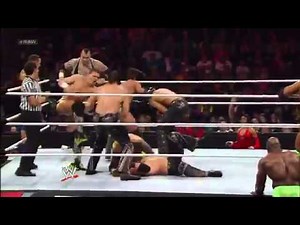 WWE Raw 12/24/12 Full Show 12 Days Of Christmas 12-Man Tag Team Match
