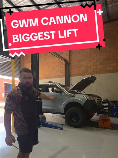 GWM CANNON - 10INCH LIFT and 35s! Is this the BIGGEST GWM Cannon in the WORLD? #gwm #lifted #4x4 #offroad #mechanic