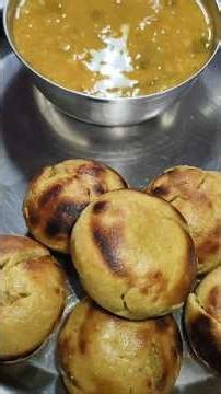 Authentic Rajasthani Dal Baati Recipe | Traditional Rajasthan Special 🥣✨#cooking#short#food #recipe