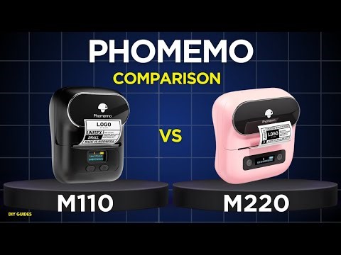 Phomemo M110 vs M220 Comparison | Which Portable Label Printer Is Better for Small Businesses?