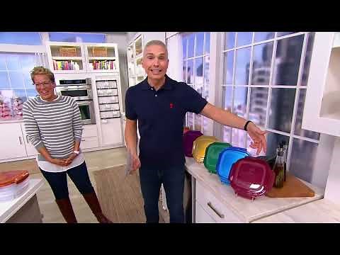 LocknLock 4 piece Divider Plates with Color Lids on QVC