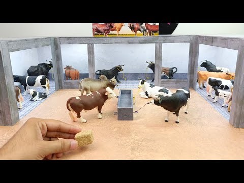 How I made this Cattle Farm Diorama | Miniature Cattle farm 2025