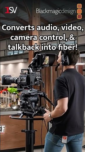Blackmagic Design's Camera Fiber Converter Explained | Professional Broadcast Workflows