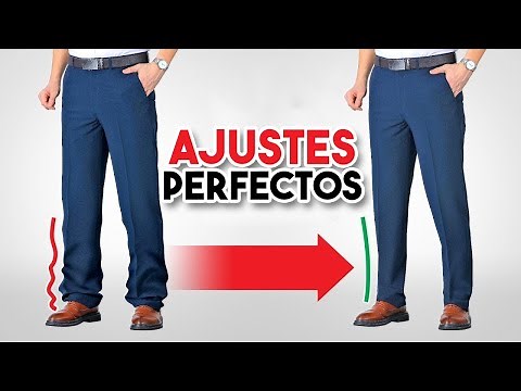 Cómo Ajustar Unos Pantalones Sin Máquina De Coser // Cómo Hacer Ajustes Y Dobladillos