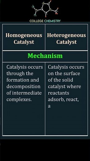 Types of Catalysts