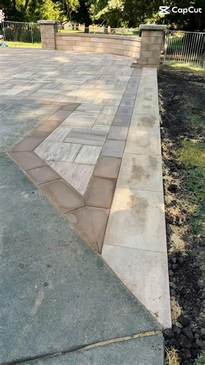 Beautiful, huge, stunning #hardscape #construction #backyard #reels #design #paverpatio