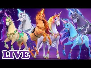 🔴 Unicorn Academy LIVE 🦄 | Magical Adventures & Unicorn Friends | Non-Stop Magic!