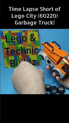 Time Lapse Short of Lego City (60220) Garbage Truck!