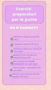 Preparatory exercises for pointe shoes | 5-minute tutorial