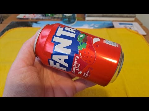 Fanta. (Denmark). Strawberry & Kiwi. Taste Test Review. |WebbWatch.