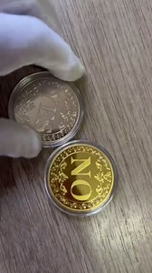 2-Pack YES NO Challenge Coin Decision Maker with Card | Dual-Sided Metal Flipping Token | Fun Party Game and Divination Tool | Novelty Gift for Adults