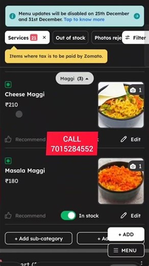 How to Upload Menu Photos on Zomato |How to add photos on zomato partner | Zomato partner food photo