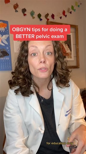 Tips for doing a better pelvic exam, from an #OBGYN! #learnontiktok #tiktokpartner #premed #medstudent #nursingstudent #gyno