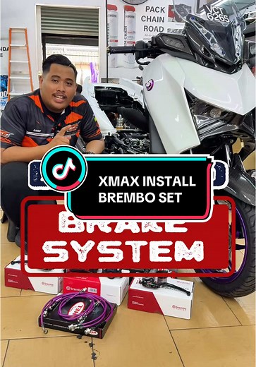 Installing Brembo Set on Yamaha XMAX Scooter