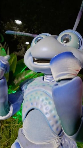 Flik from a Bug’s Life was Amazing at Disneyland! 🐜✨ #disneyland #shorts #disney