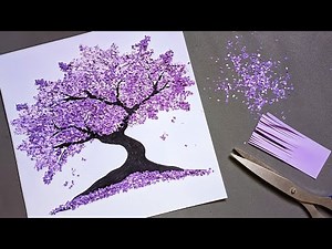 DIY Paper Tree Projects | How to Make Paper Tree Collage | Paper Tree Art