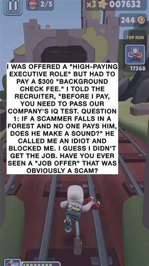 I gave a fake recruiter an IQ test! 💼🧠 #reddit #layoffs #shorts #money #rek #job