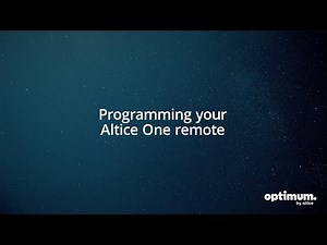 Altice One: Programming Your Altice One Remote