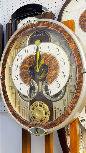 #seiko #melodies #animated #musical #Clock #musicalclock #vintage (QXM265BRH)