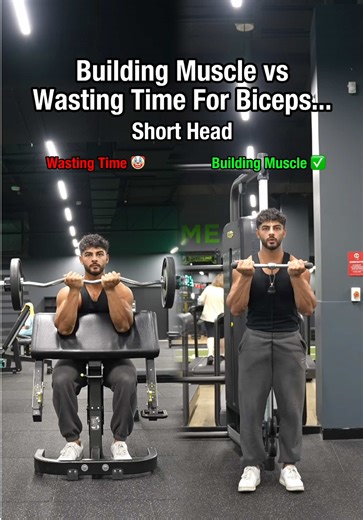 BUILDING MUSCLE vs WASTING TIME BICEP EDITION ❌✅ @ayblmen @aybl code JOSH Follow @joshuaktl_ for more workout tips 🦾❤️ . . . #fitness #training #beaybl #gym #muscle